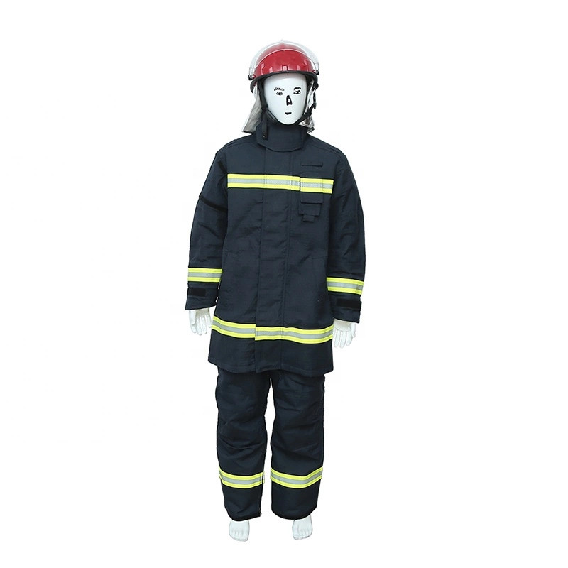 Customized wholesale EN469 yellow nomex fireman fire fighting suits
